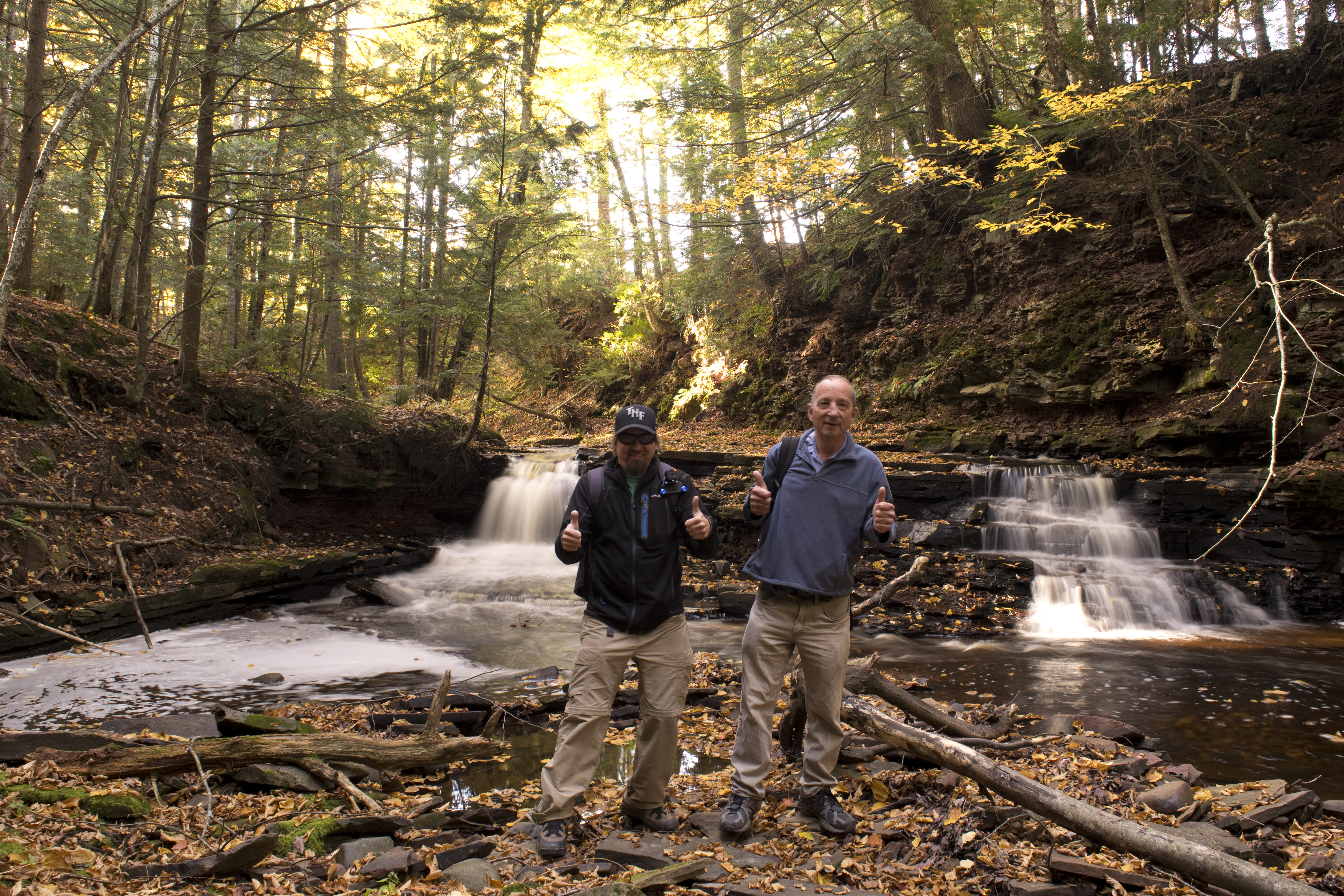 hidden waterfalls tour - upper peninsula waterfall tours