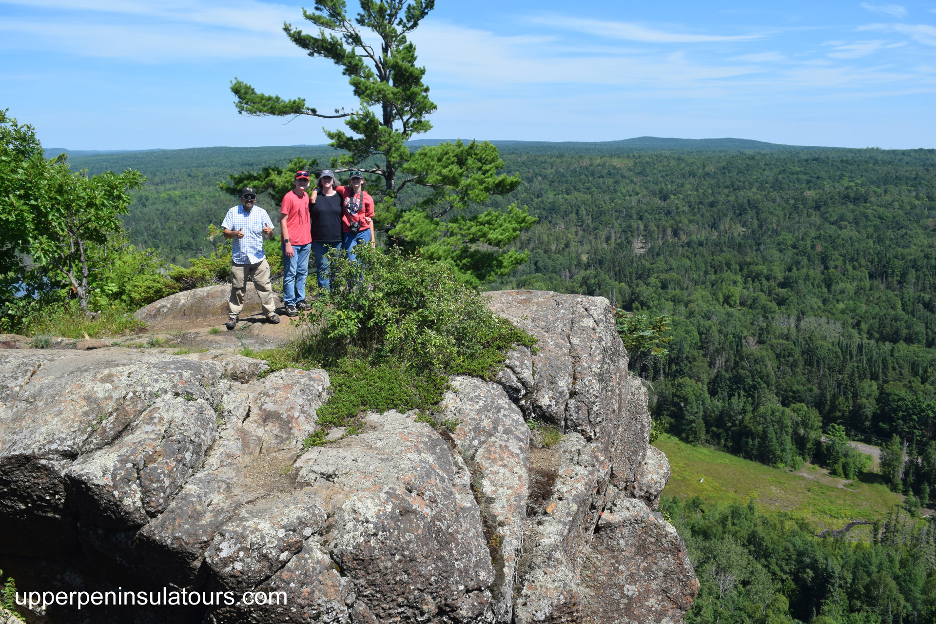 Keweenaw Big Views tour - upper peninsula waterfall tours