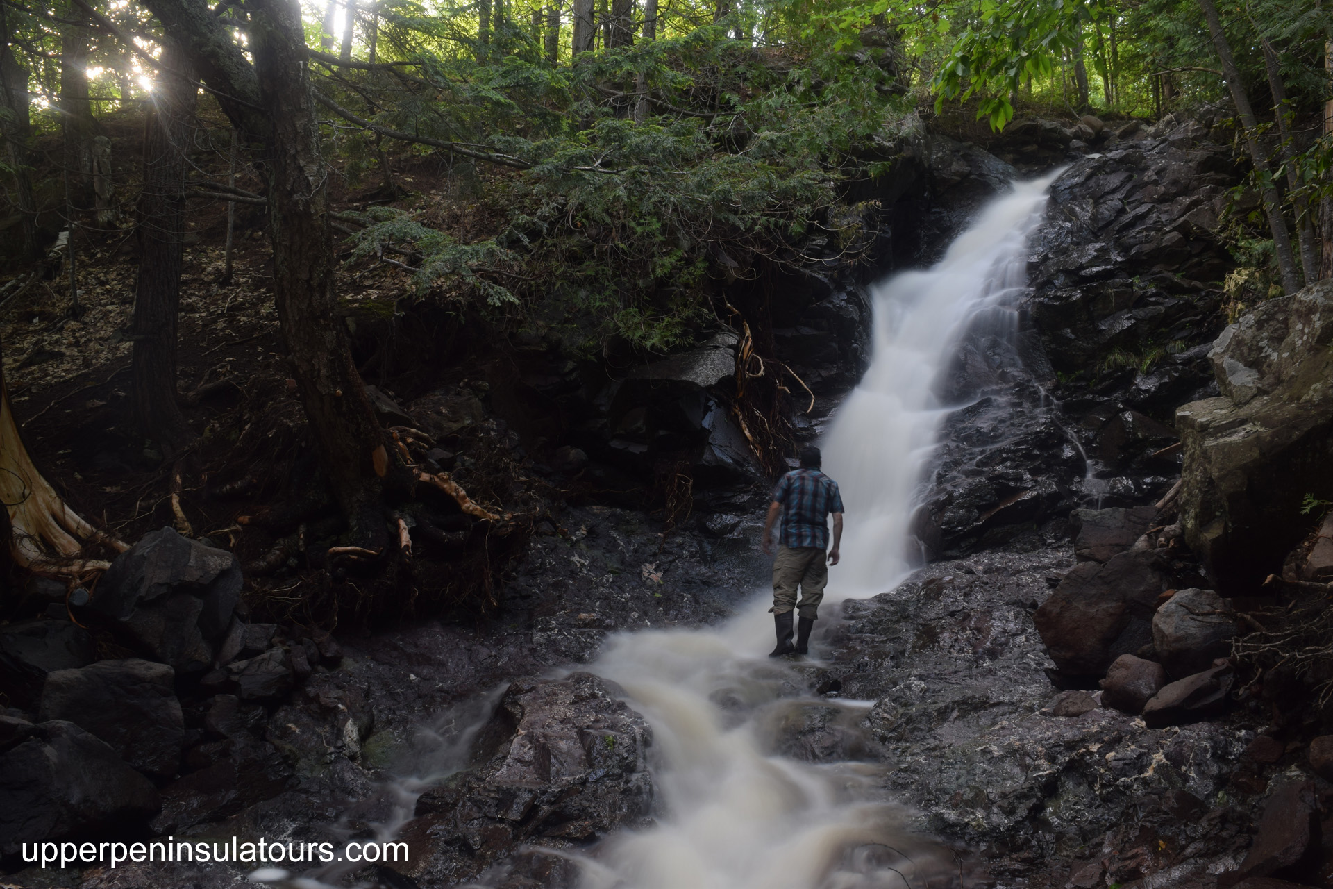 Copper Country falls tour - upper peninsula waterfall tours