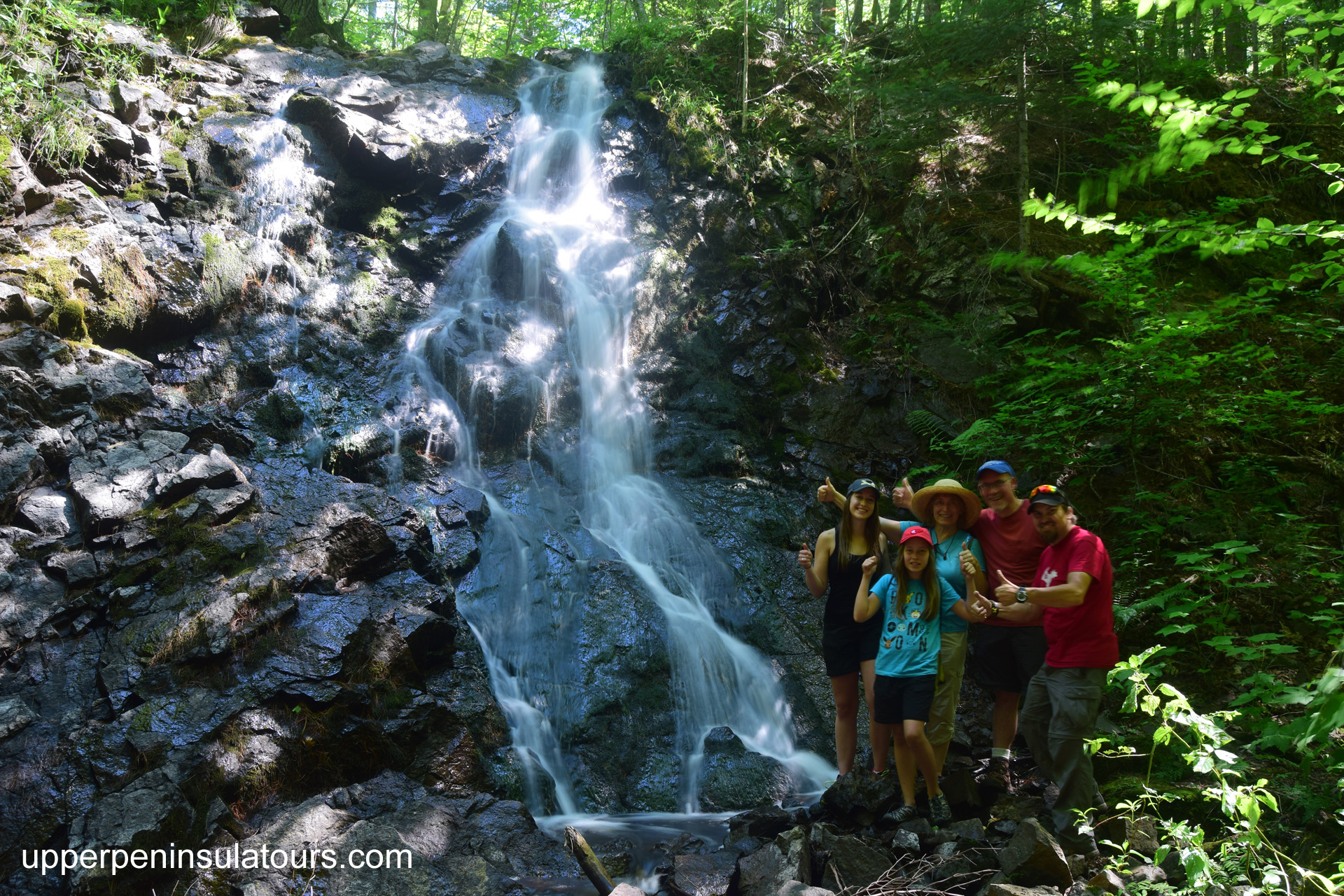 Keweenaw Appetizer tour - upper peninsula waterfall tours