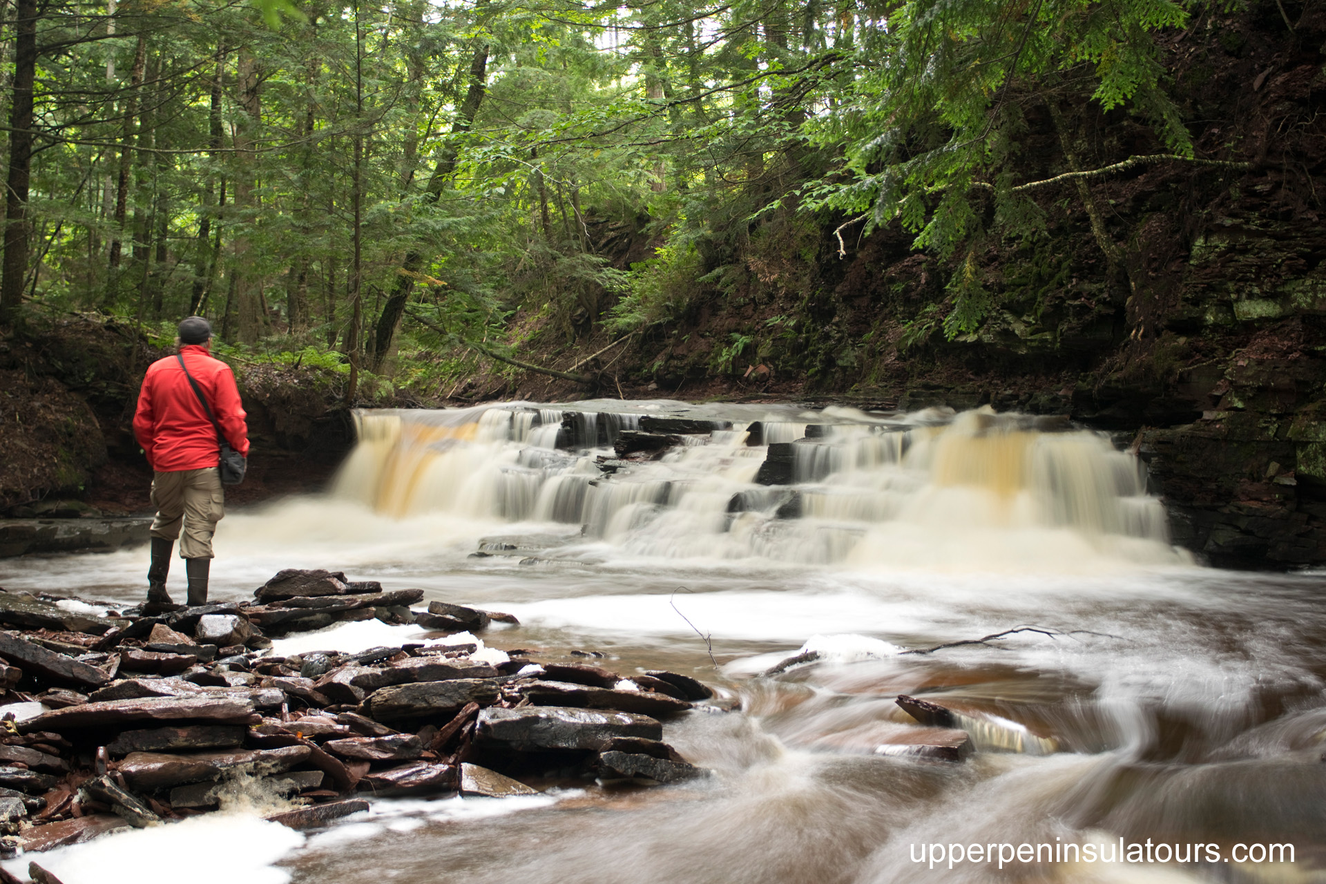 Hidden Waterfalls Tour Big Adventure, Upper Peninsula Tours.com